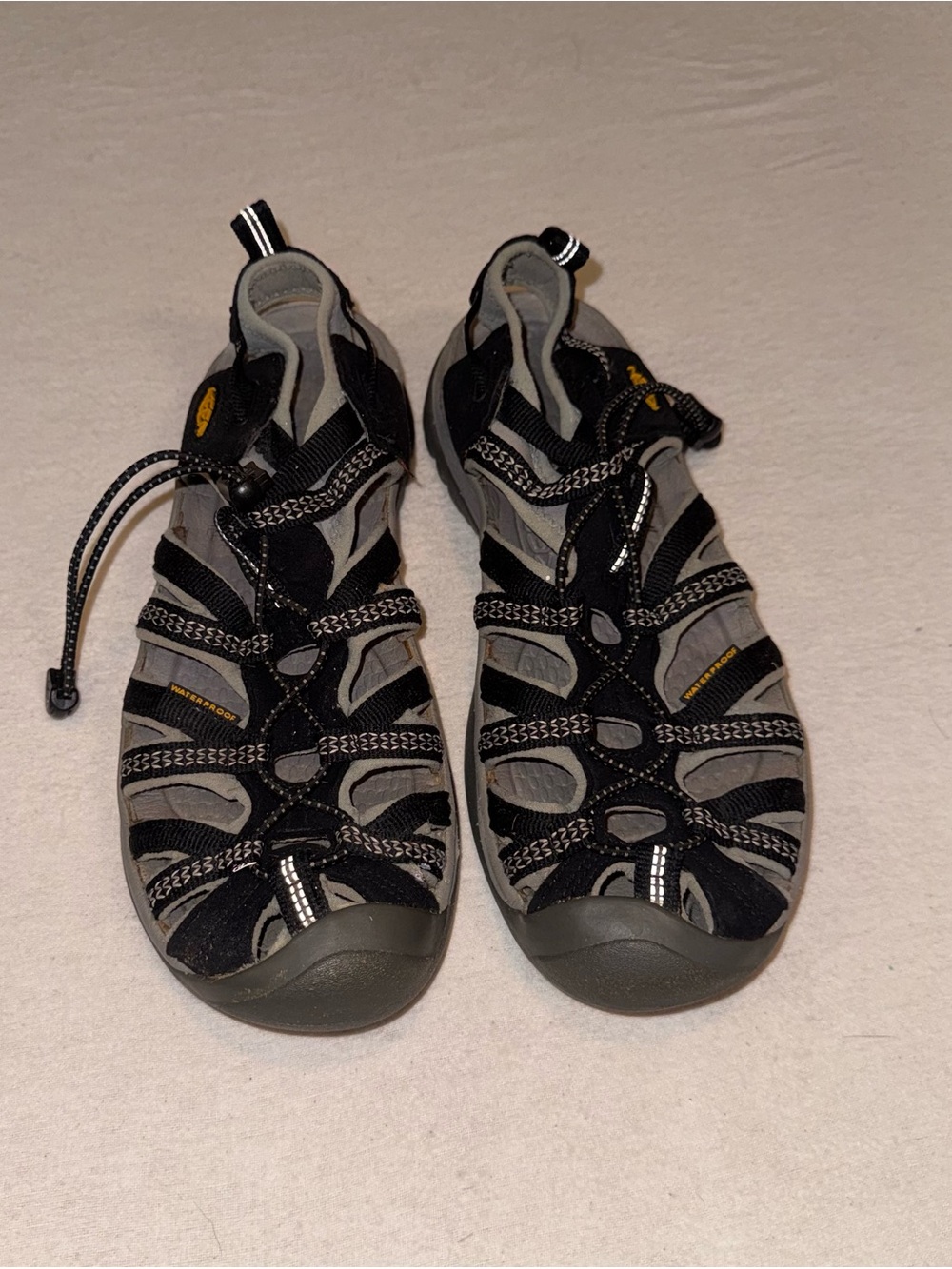 Keen Whisper Women’s Black & Gray Waterproof Sandals Sport, Hiking, Gorpcore